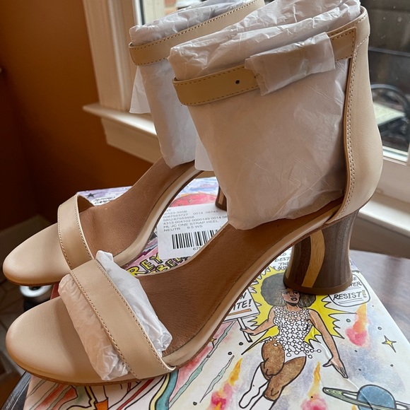 Jeffrey Campbell Striped wood heel  & Leather upper, NWT in Box Sz 9.5; awesome! - Picture 2 of 11